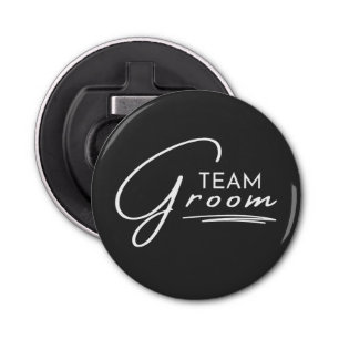 Team Groom Groomsmen Weddings And Bachelor Party   Bottle Opener