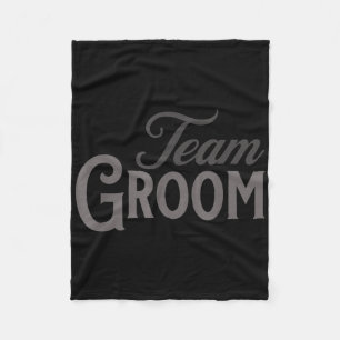 Team Groom Group Matching Bachelor Party 2024 Groo Fleece Blanket