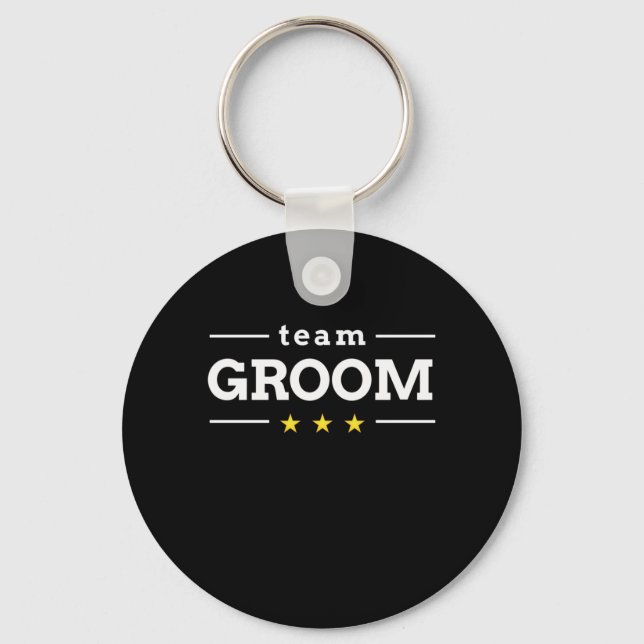 Team Groom Key Ring (Front)