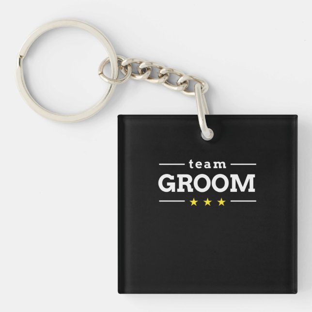Team Groom Key Ring (Front)