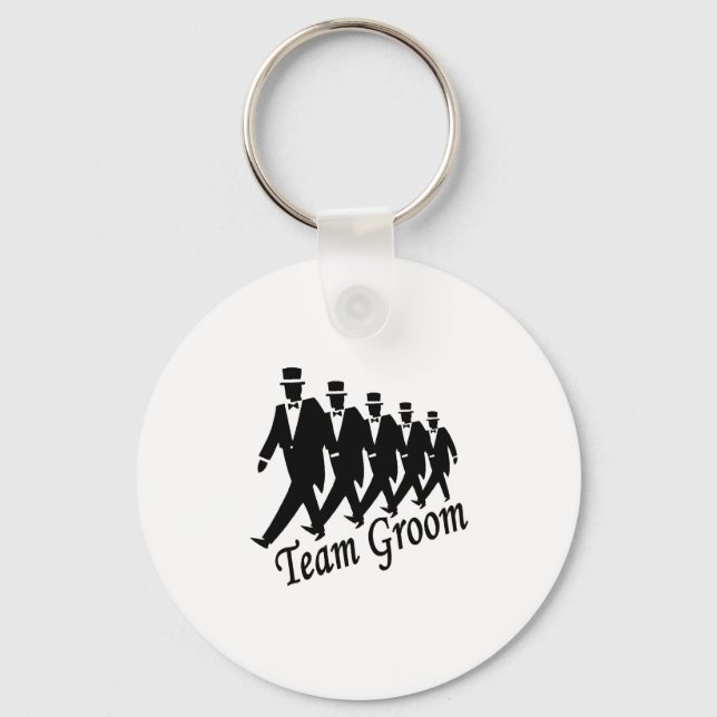 Team Groom Key Ring (Front)
