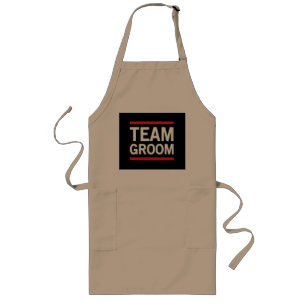 Team Groom Long Apron