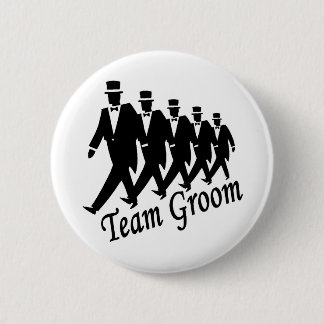 Team Groom (Men) 6 Cm Round Badge