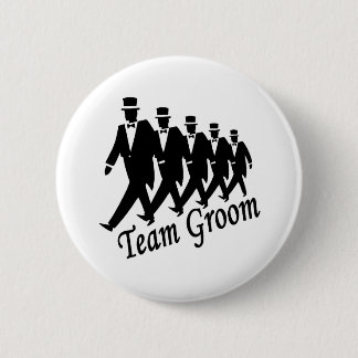 Team Groom (Men) 6 Cm Round Badge