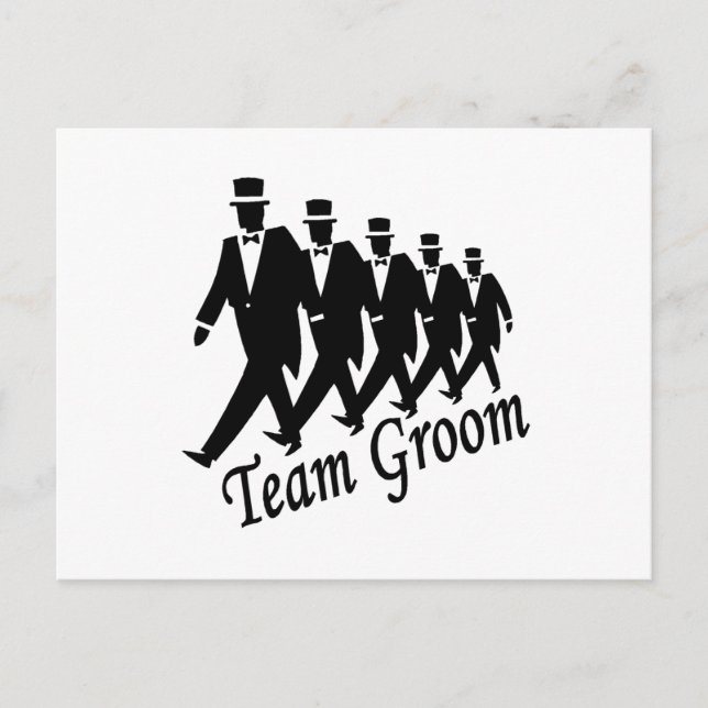 Team Groom Postcard (Front)
