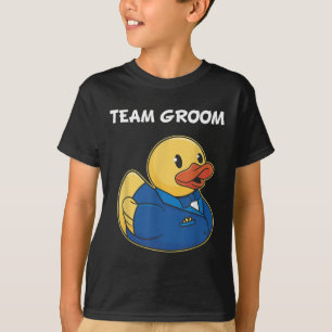 Team Groom Rubber Duck Party Boys Stag Night T-Shirt