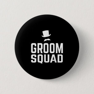 Team Groom Squad Wedding Bachelor Party Gift Marri 6 Cm Round Badge
