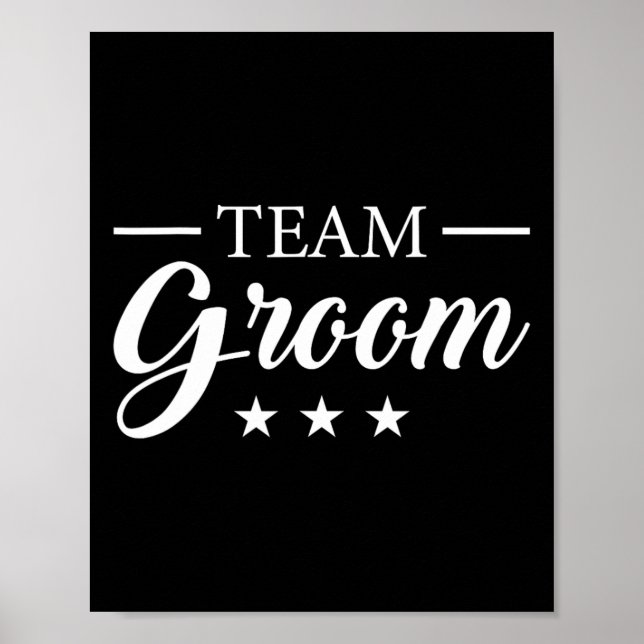 Team Groom Stag Party Team Groom  Poster (Front)