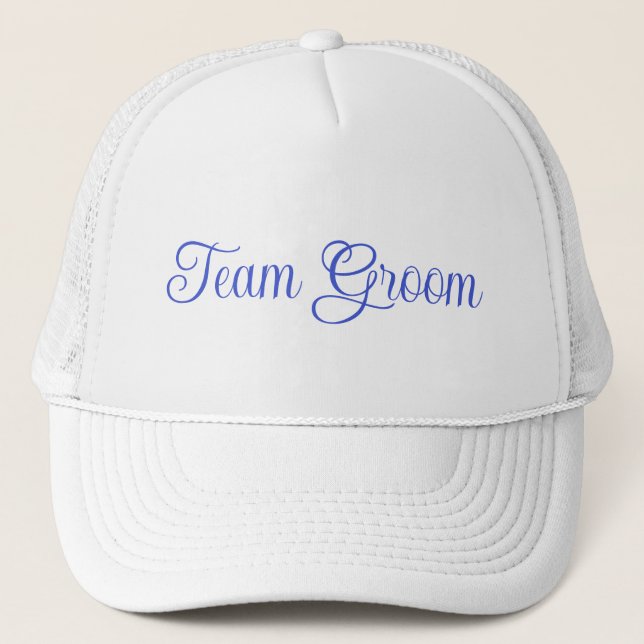 Team Groom Trucker Hat (Front)