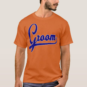 Team Groomvintage baseball groomsmen bachelor part T-Shirt