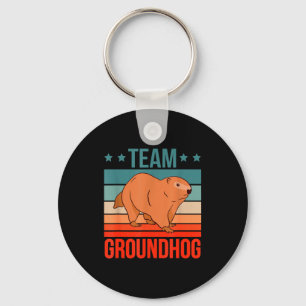 Team Groundhog Quote Groundhog Groundhog Key Ring