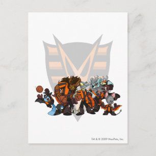 Team Haunted Woods Group Postcard