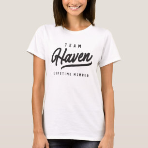 Team Haven Lifetime Member Personalised Name T-Shirt