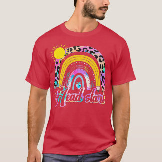 Team Head Start Squad Back To School Rainbow Kids  T-Shirt
