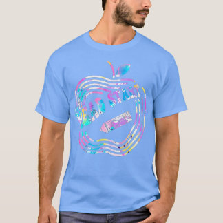Team Head Start Tie Dye Apple Back To School  T-Shirt