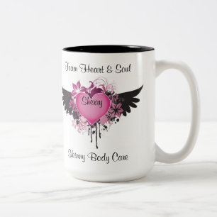 Team Heart & Soul Two-Tone Coffee Mug