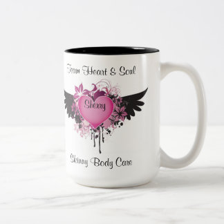Team Heart & Soul Two-Tone Coffee Mug