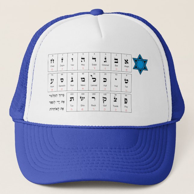 Team Hebrew! Trucker Hat (Front)