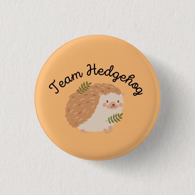 Team Hedgehog - Carterhaugh Book Club Button (Front)