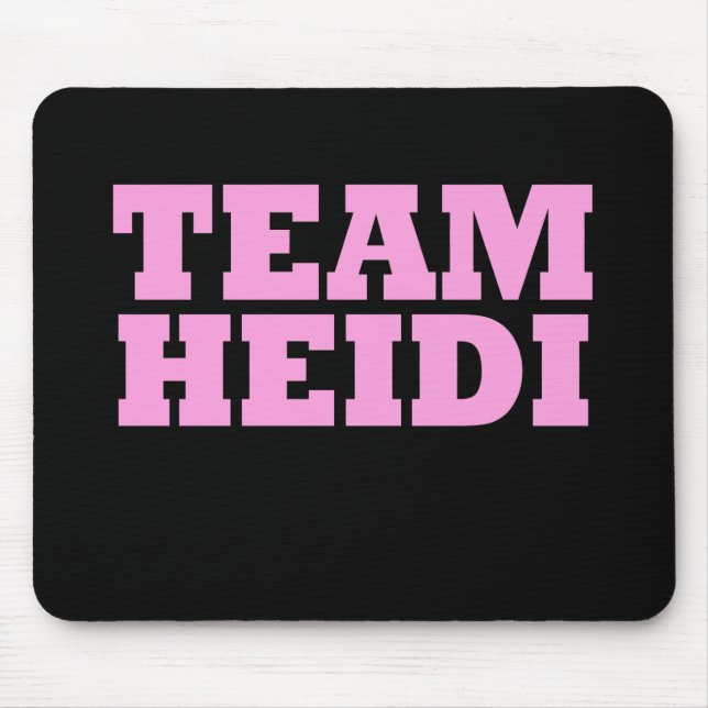 TEAM HEIDI MOUSE MAT (Front)