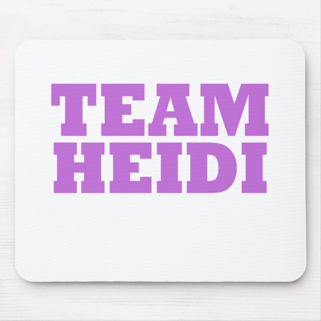 Team Heidi Mouse Mat (Front)