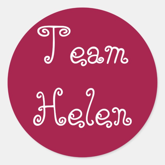 Team Helen sticker (Front)