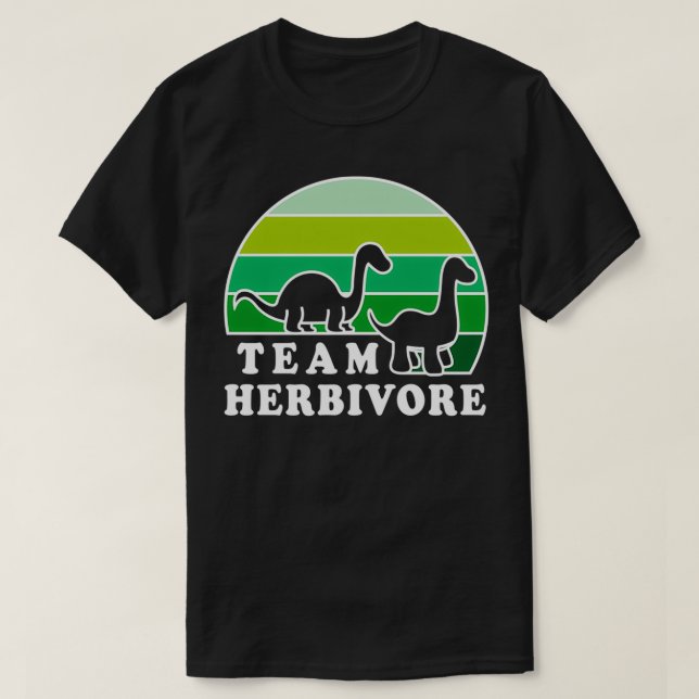 Team Herbivore 1 T-Shirt (Design Front)