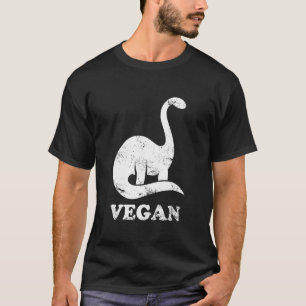Team Herbivore Brachiosaurus Vegan Dinosaur Plant T-Shirt