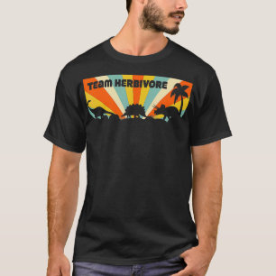 Team Herbivore Dinosaur Vegan Vegetarian T-Shirt