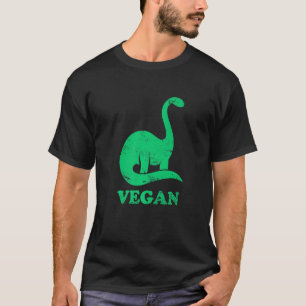 Team Herbivore Vegan Brontosaurus Vegetarian Plant T-Shirt