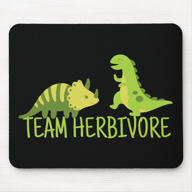 Team Herbivore Vegan Mouse Mat (Front)