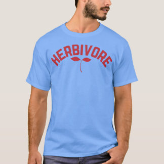 Team Herbivore Vegan Plant Based Diet Dino Vegetar T-Shirt