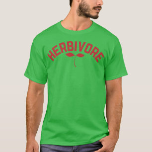 Team Herbivore Vegan Plant Based Diet Dino Vegetar T-Shirt