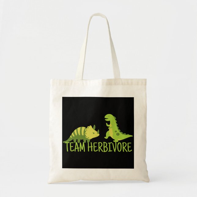 Team Herbivore Vegan Tote Bag (Front)