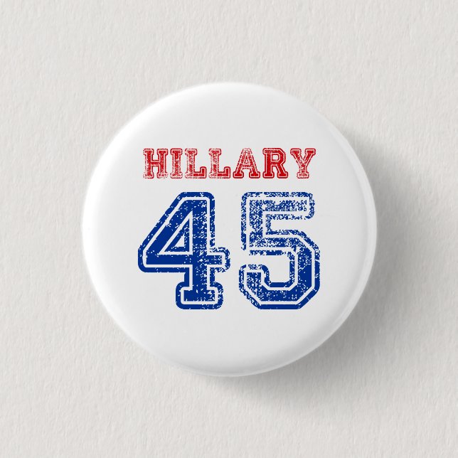 Team Hillary 45 3 Cm Round Badge (Front)