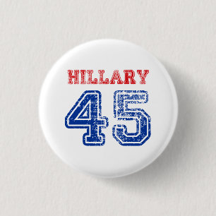Team Hillary 45 3 Cm Round Badge