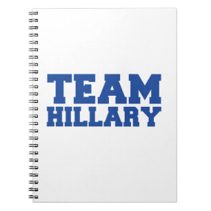 TEAM HILLARY CLINTON BLUE.png Notebook