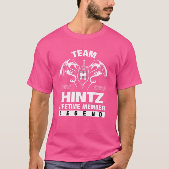 Team Hintz Lifetime Member   T-Shirt (Front)