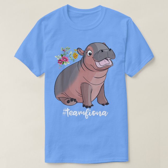 Team Hippo Fiona  T-Shirt (Design Front)