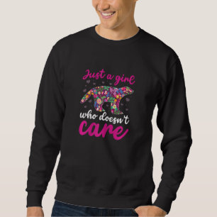 Team Honey Badger Marten Ratel Girl Who Doesn't Sweatshirt