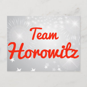 Team Horowitz Postcard