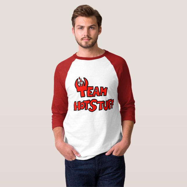 Team Hot Stuff Logo Shirt by @pancake4table (Front Full)