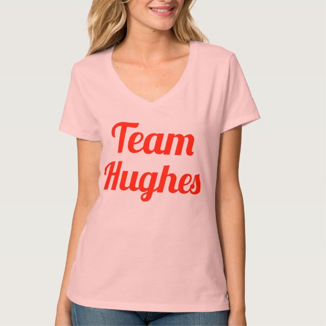 Team Hughes T-Shirt (Front)