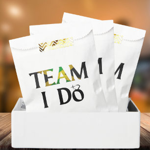 Team I Do Jamaican Flag Wedding Bachelorette Party Favour Bags
