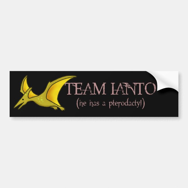 Team Ianto- Pterodactyl Sticker (Front)
