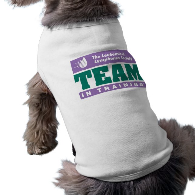 Team in Training Dog Shirt! Shirt (Back)