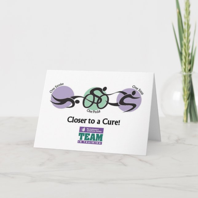 Team in Training Folded Card (Front)