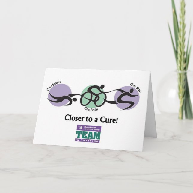 Team In Training Thank You Card (Front)