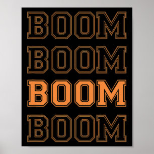 Team India Bumrah Fan Shirt - Boom Boom Boom Boom Poster