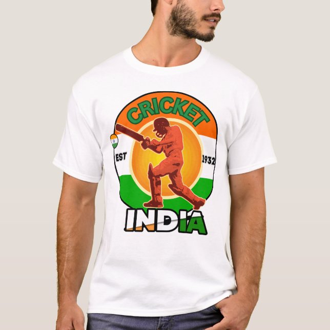 Team India Cricket T-Shirt (Front)